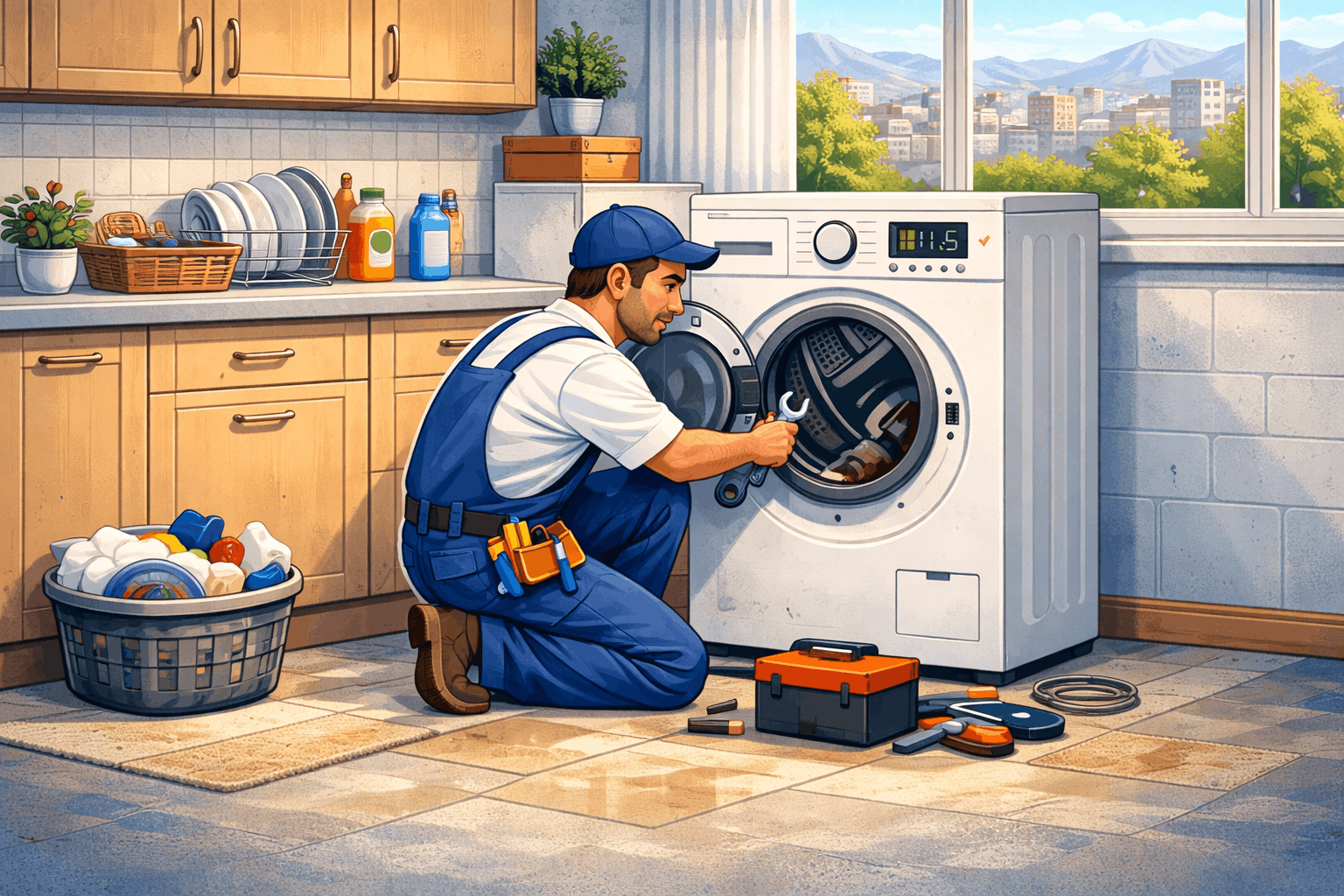 تعمیر ماشین لباسشویی در کرج