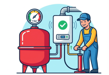 شارژ منبع انبساط پکیج